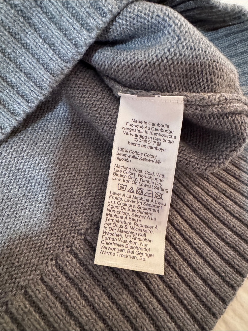 JCrew Heritage cotton crewneck sweater - Size L - Heather Gray - Worn Once - Picture 9 of 11